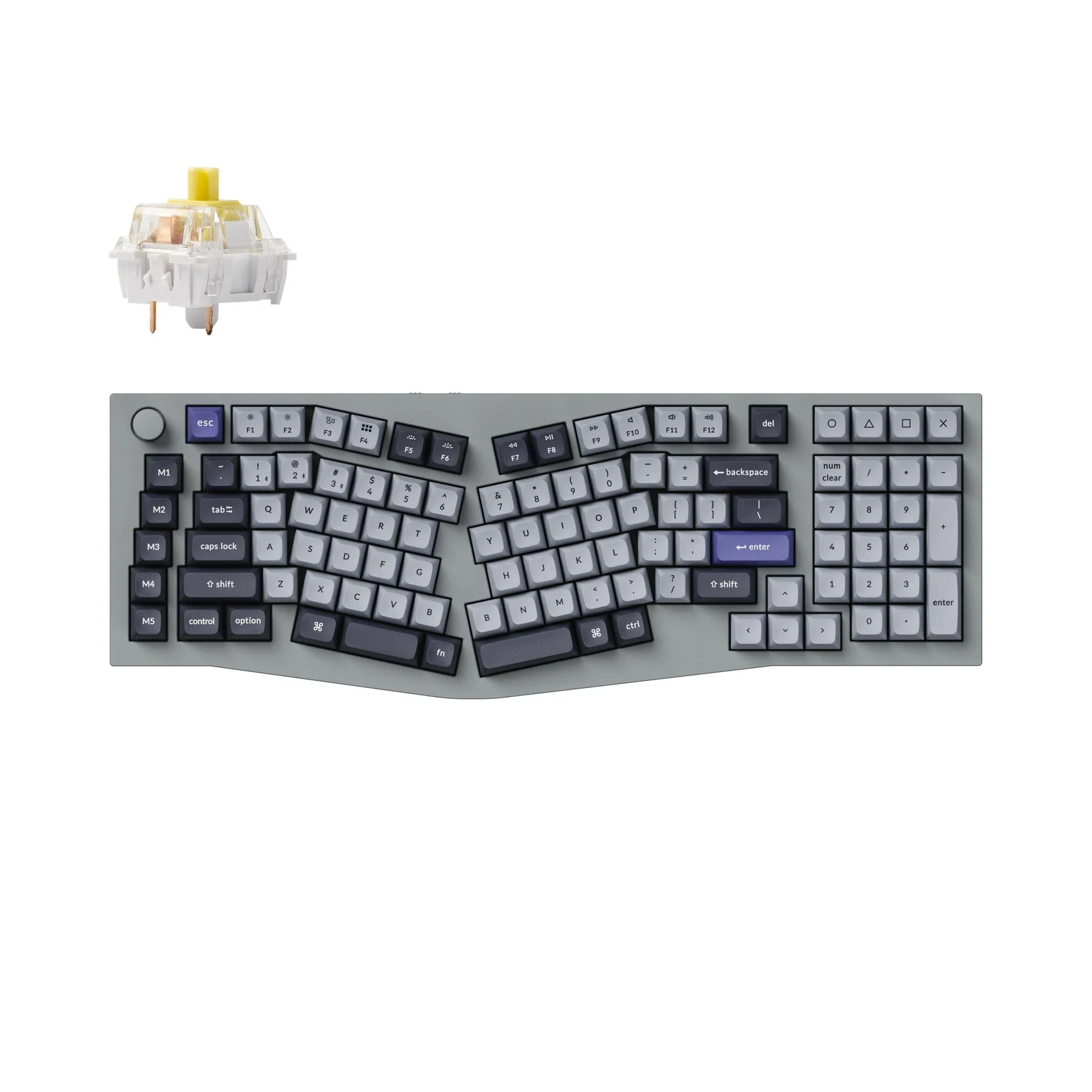 Keychron Q13 Pro (Alice Layout) QMK/VIA Wireless Custom Mechanical Keyboard (US Layout) - Image 6