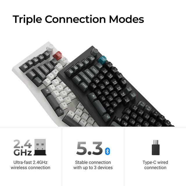 Keychron Q13 Ultra 8K Wireless Custom Mechanical Keyboard(ANSI US Layout) - Image 13