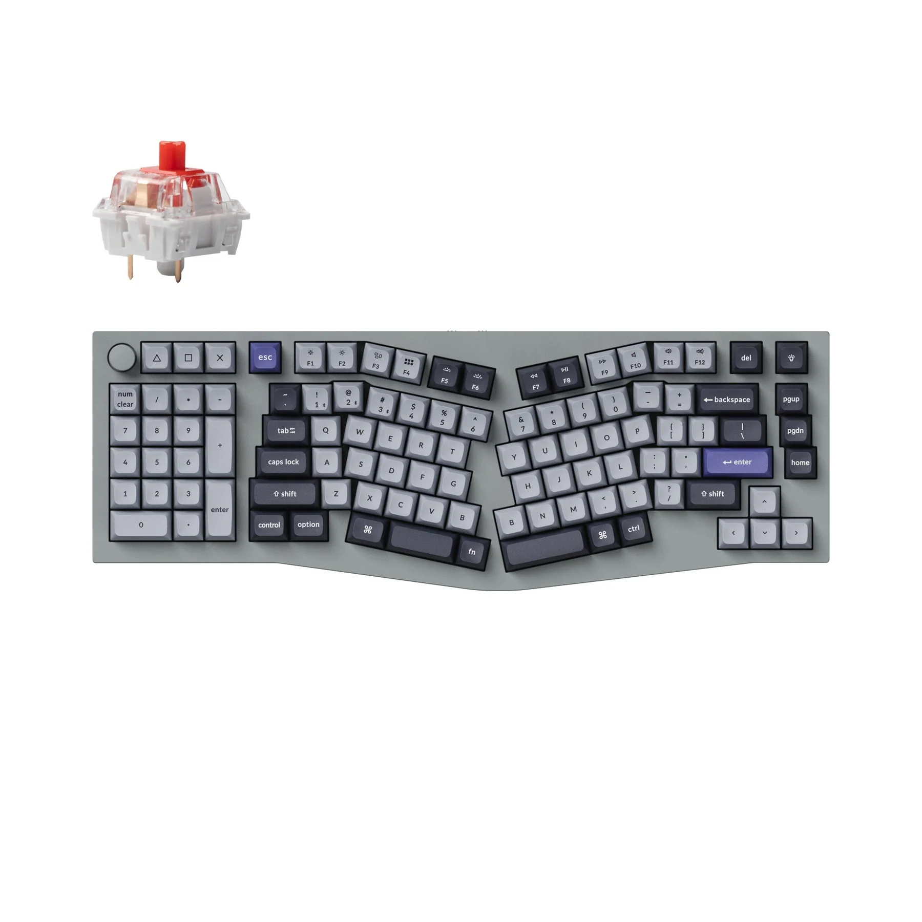 Keychron Q14 Pro (Alice Layout) QMK/VIA Wireless Custom Mechanical Keyboard (US Layout) - Image 4