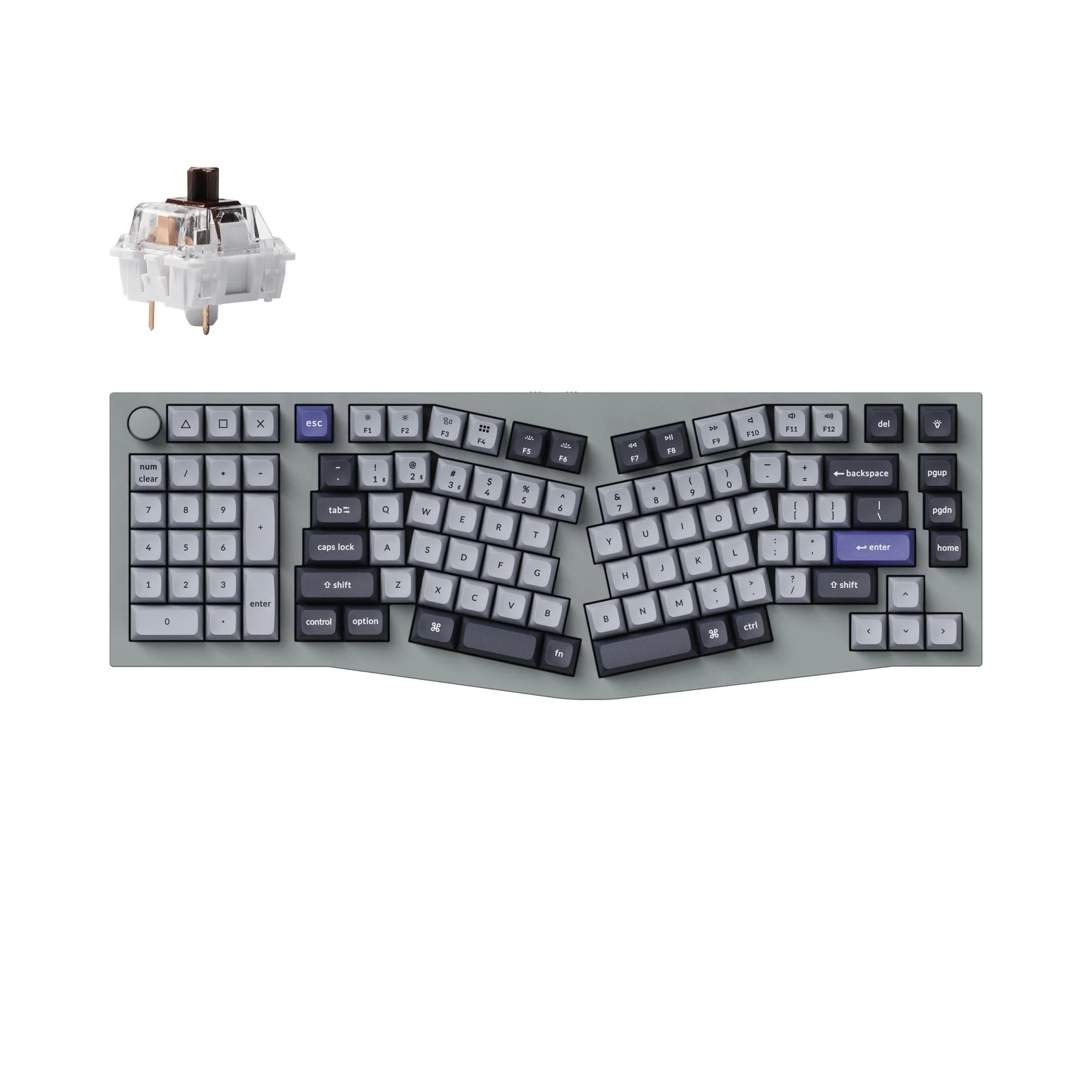 Keychron Q14 Pro (Alice Layout) QMK/VIA Wireless Custom Mechanical Keyboard (US Layout) - Image 5