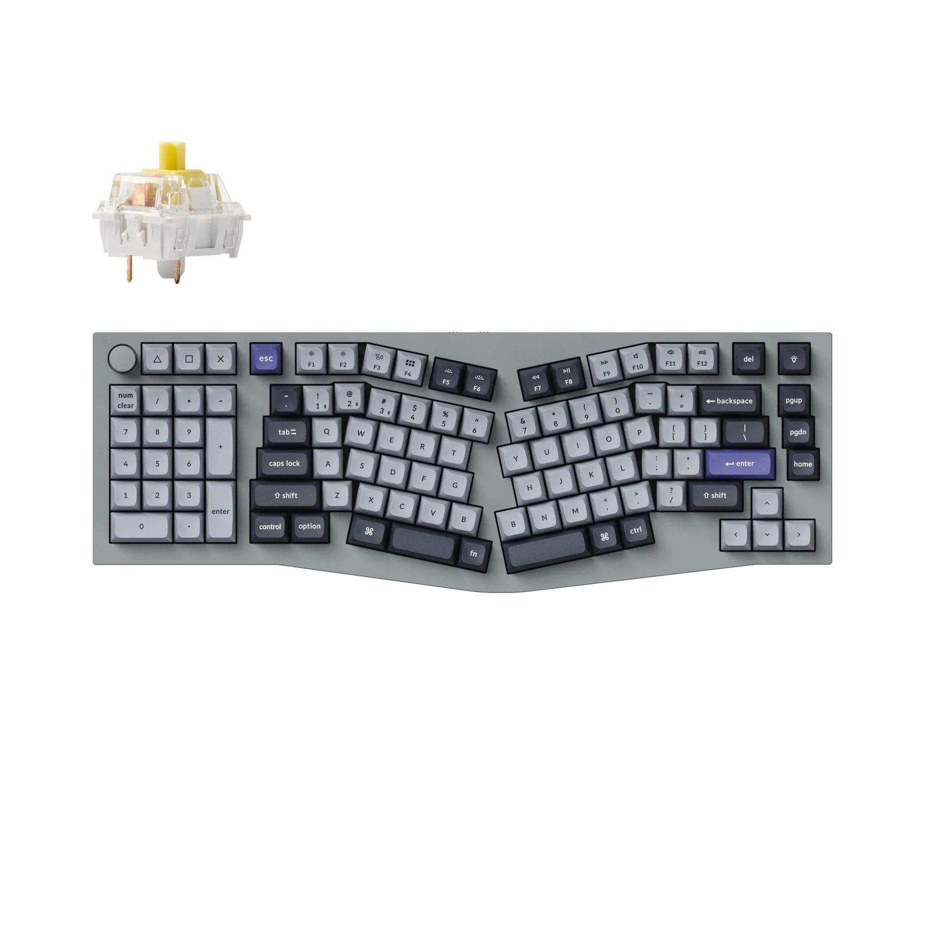 Keychron Q14 Pro (Alice Layout) QMK/VIA Wireless Custom Mechanical Keyboard (US Layout) - Image 6