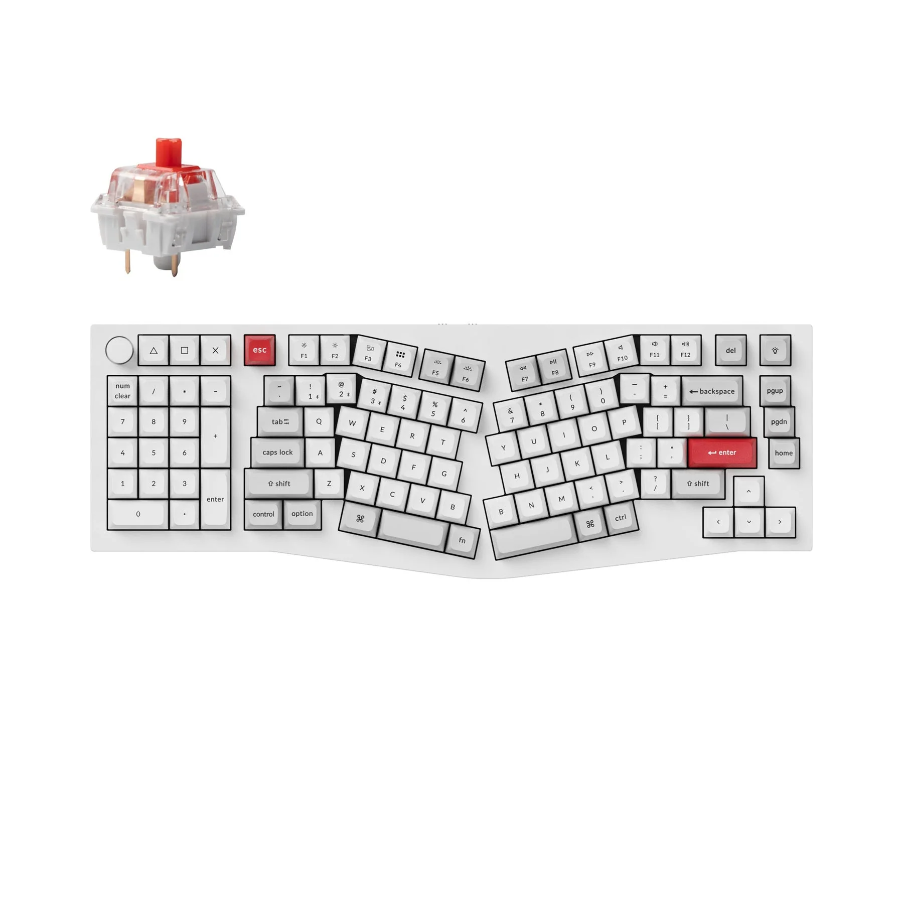 Keychron Q14 Pro (Alice Layout) QMK/VIA Wireless Custom Mechanical Keyboard (US Layout) - Image 7