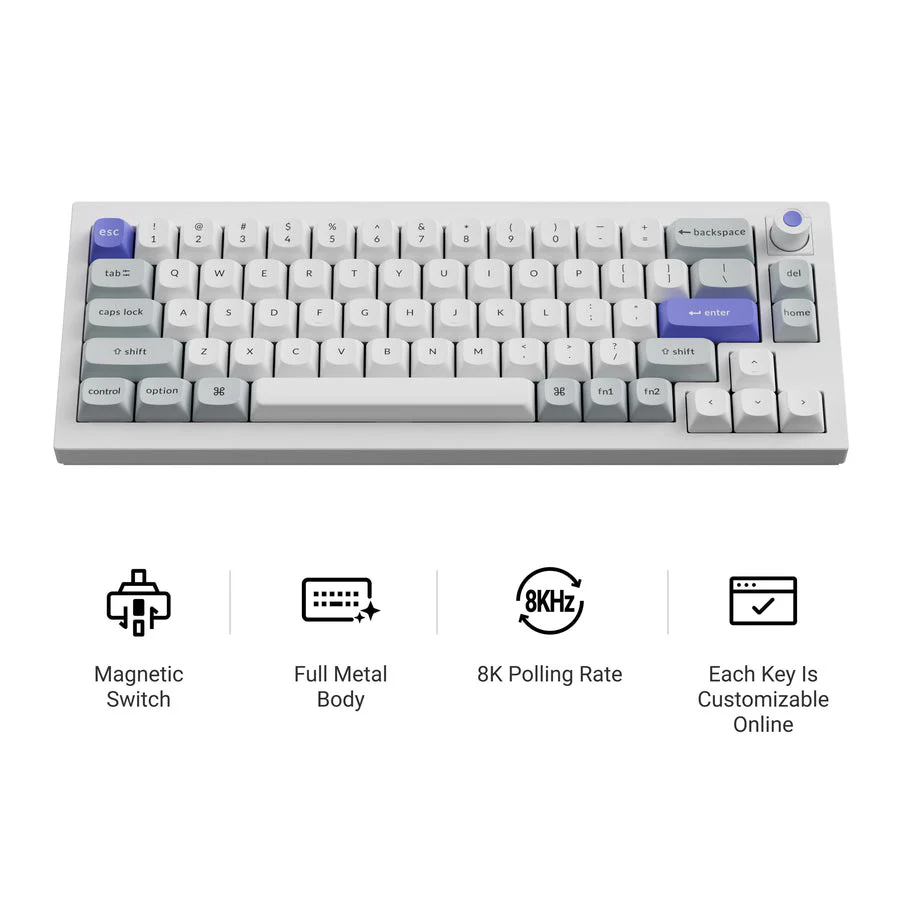 Keychron Q2 HE 8K Magnetic Switch Keyboard(US ANSI layout Only Wired Keyboard) - Image 3