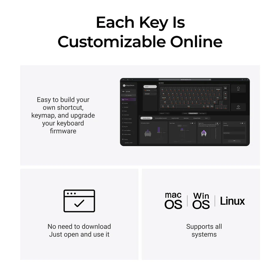 Keychron Q2 HE 8K Magnetic Switch Keyboard(US ANSI layout Only Wired Keyboard) - Image 8