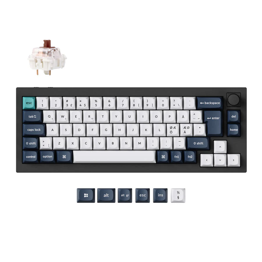 Keychron Q2 Max QMK/VIA Wireless Custom Mechanical Keyboard ISO Layout Collection - Image 8