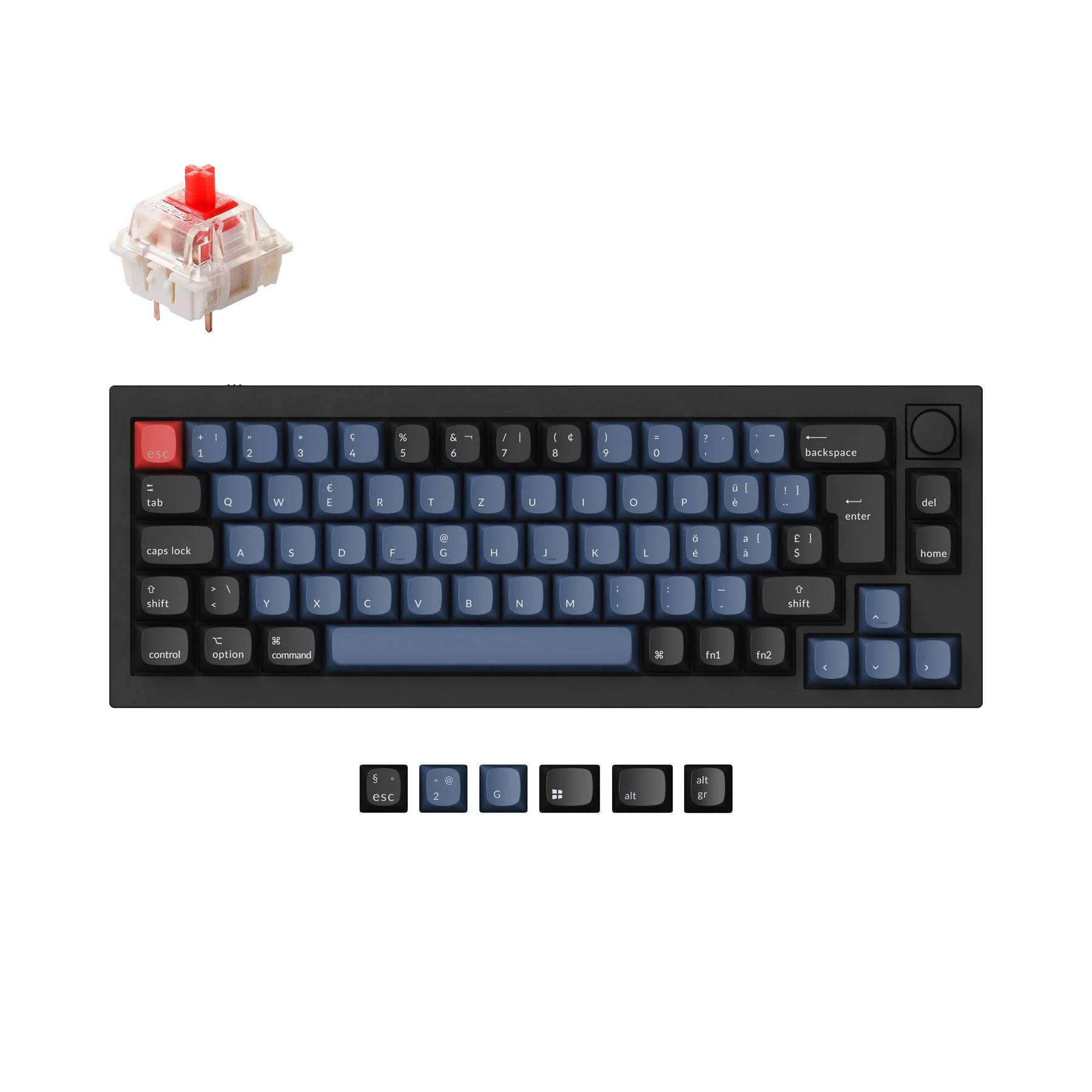 Keychron Q2 QMK Custom Mechanical Keyboard ISO Layout Collection - Image 9