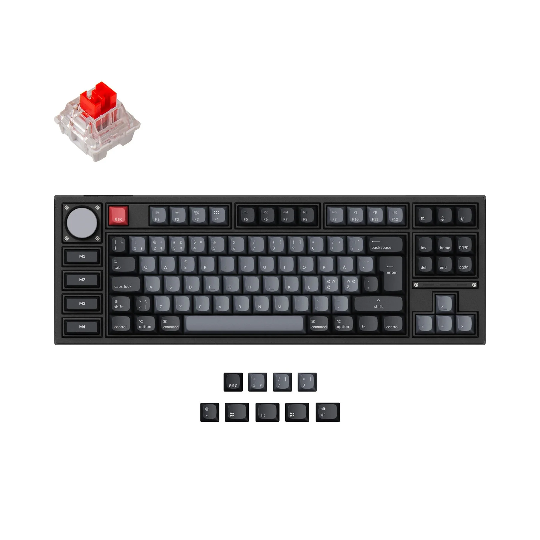 Keychron Q3 Pro QMK/VIA Wireless Custom Mechanical Keyboard ISO Layout Collection - Image 20