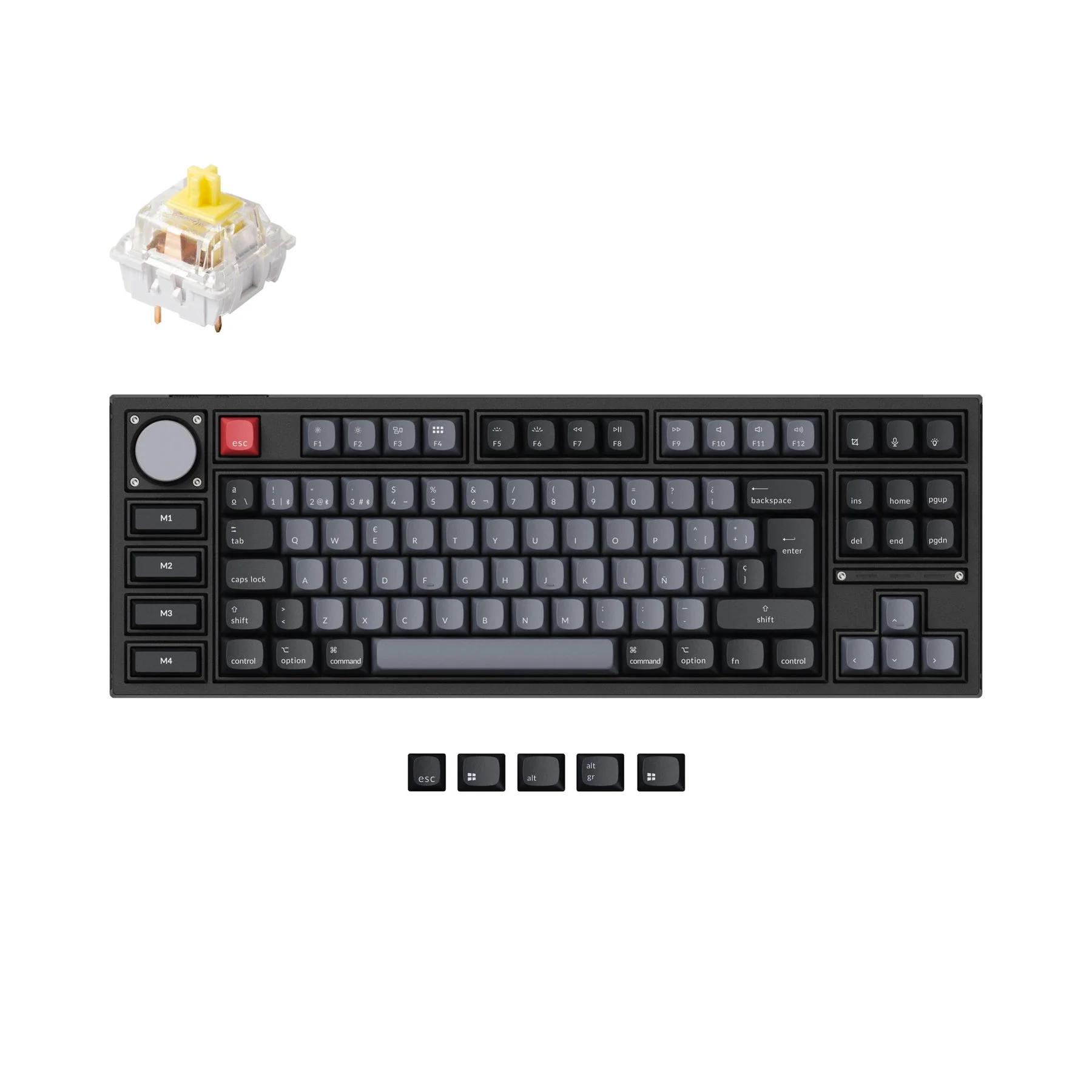 Keychron Q3 Pro QMK/VIA Wireless Custom Mechanical Keyboard ISO Layout Collection - Image 8