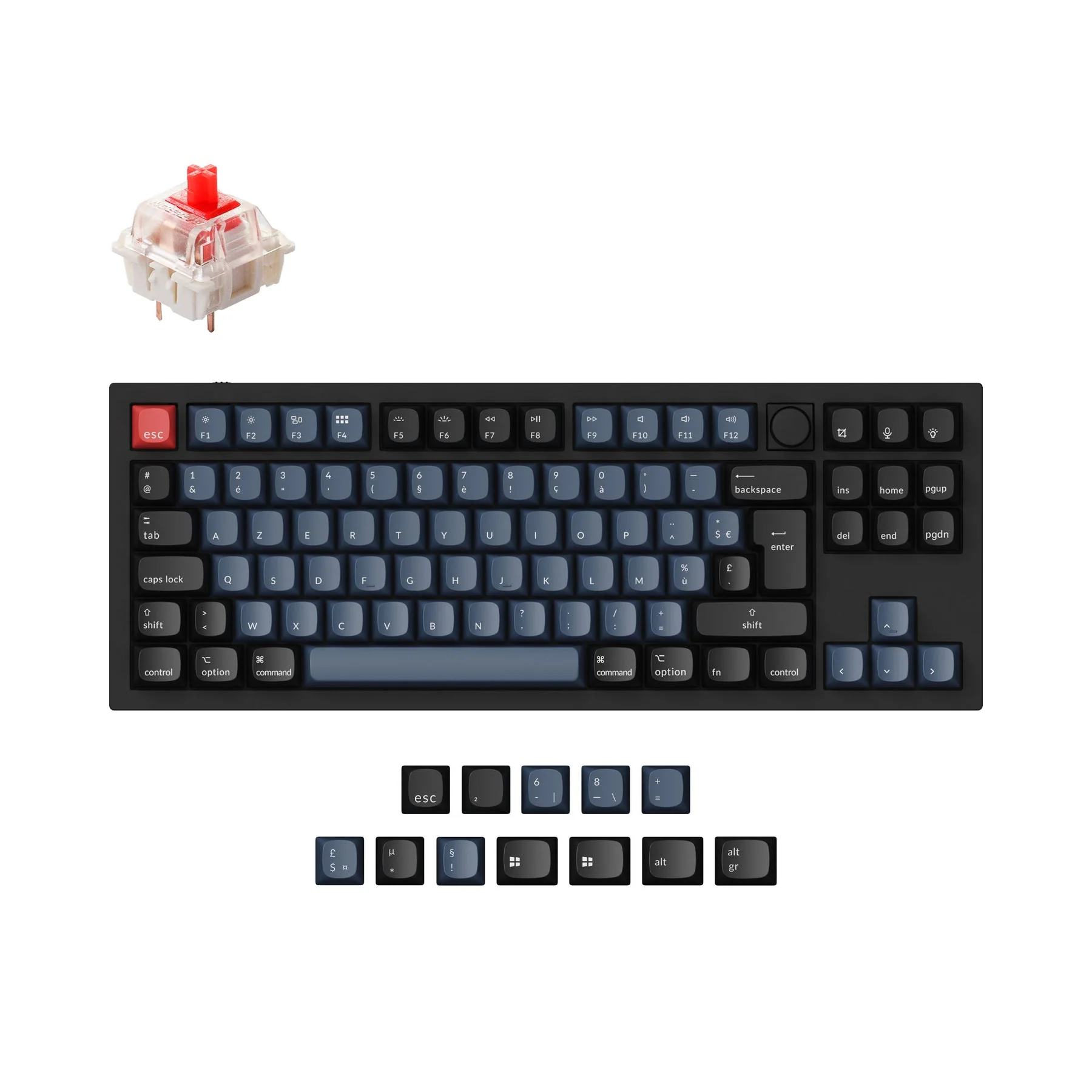 Keychron Q3 QMK Custom Mechanical Keyboard ISO Layout Collection - Image 5