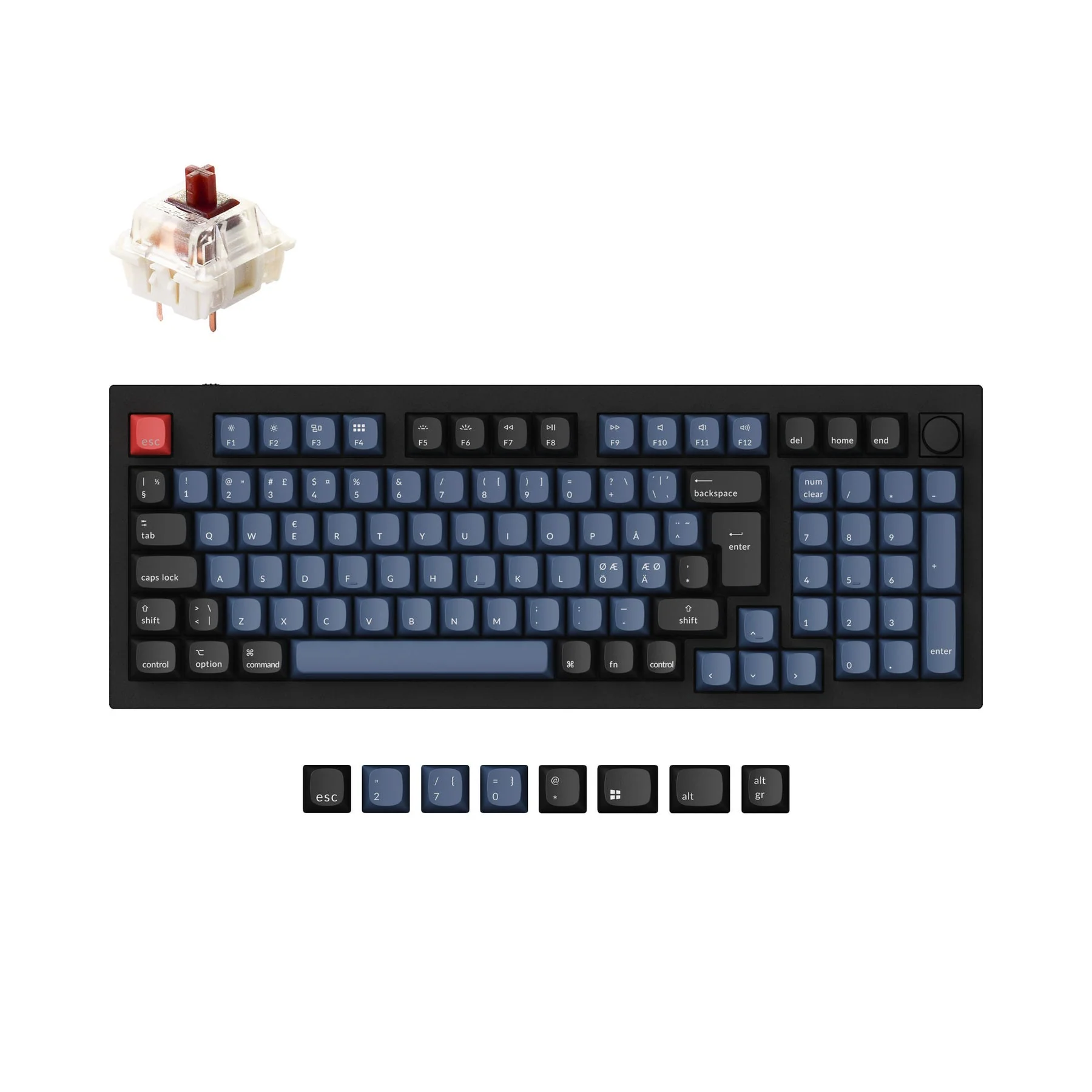 Keychron Q5 QMK Custom Mechanical Keyboard ISO Layout Collection - Image 18
