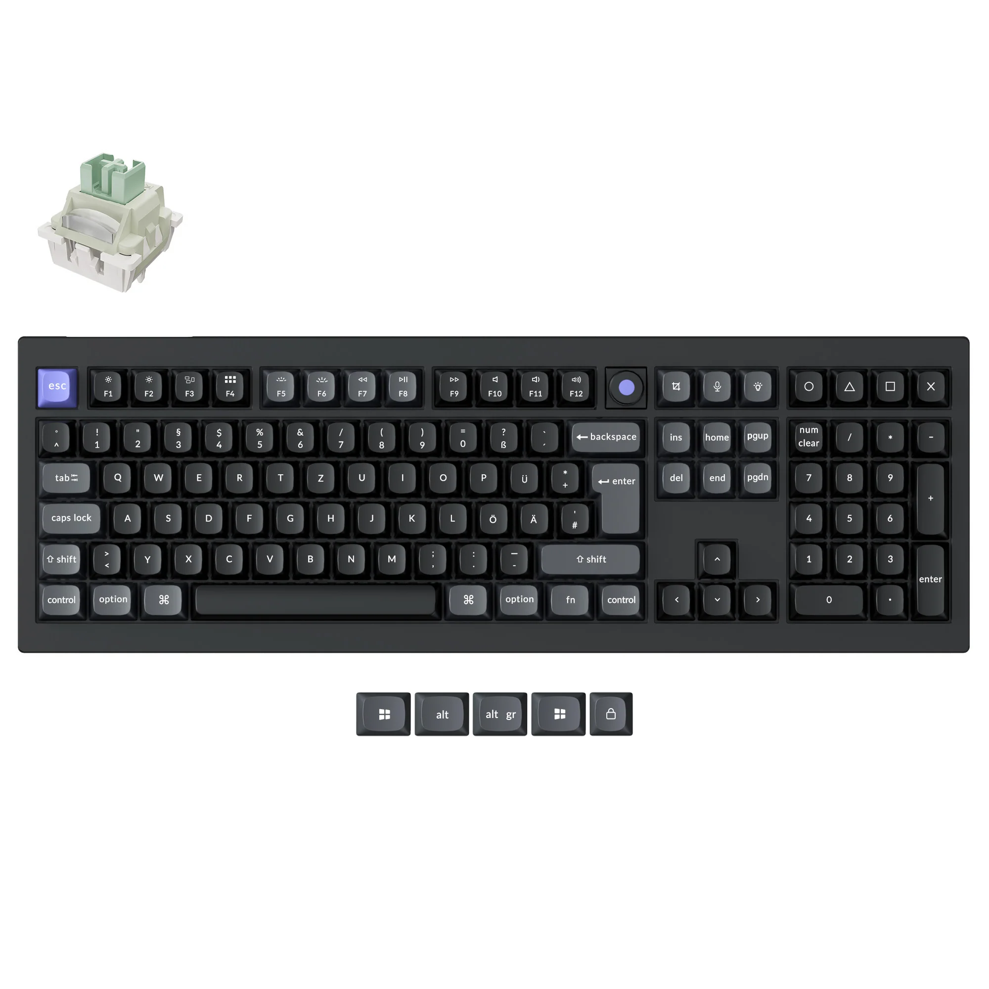 Keychron Q6 HE 8K Magnetic Switch Keyboard(ISO Layout Only Wired Keyboard) - Image 8