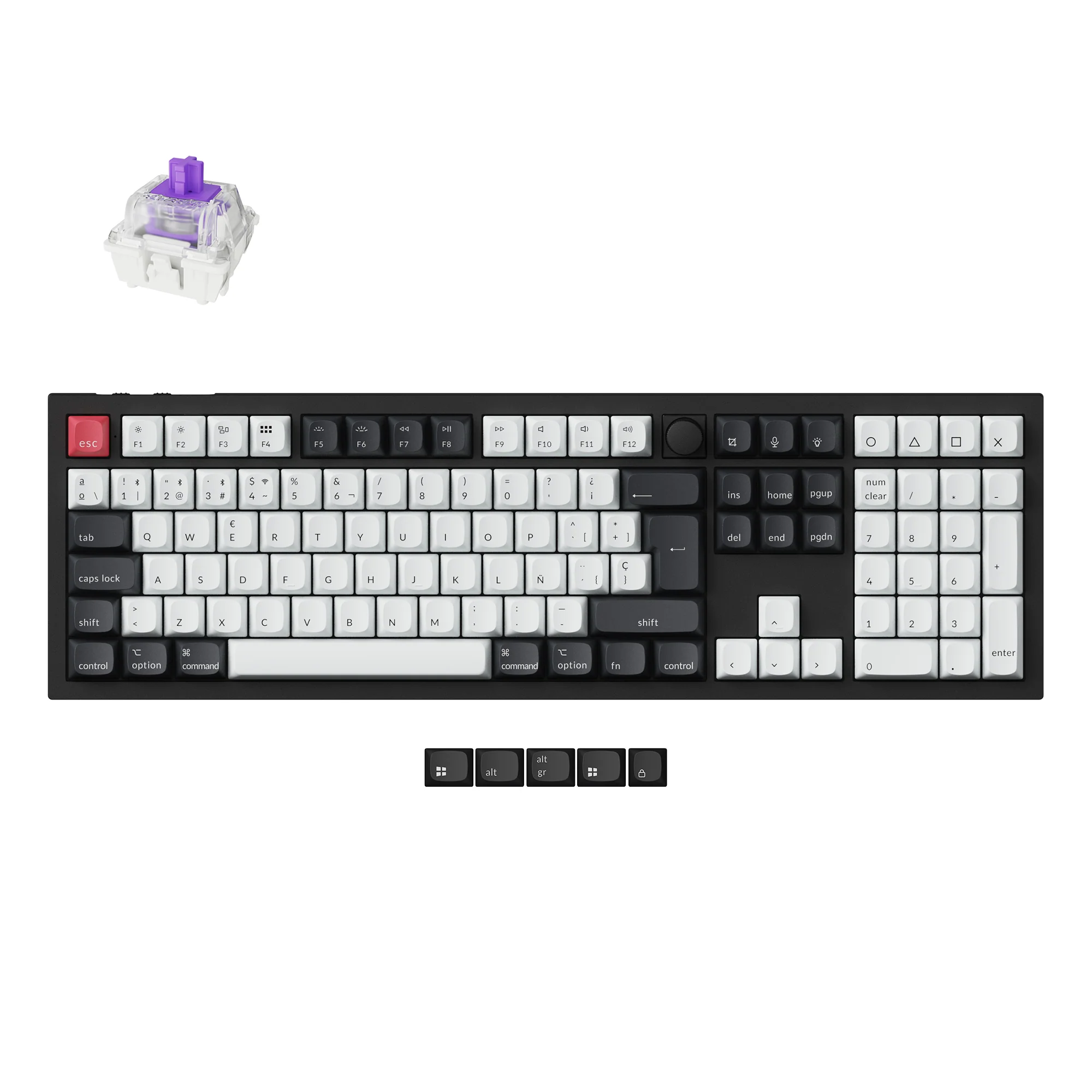 Keychron Q6 HE QMK Wireless Custom Keyboard ISO Layout Collection - Image 5