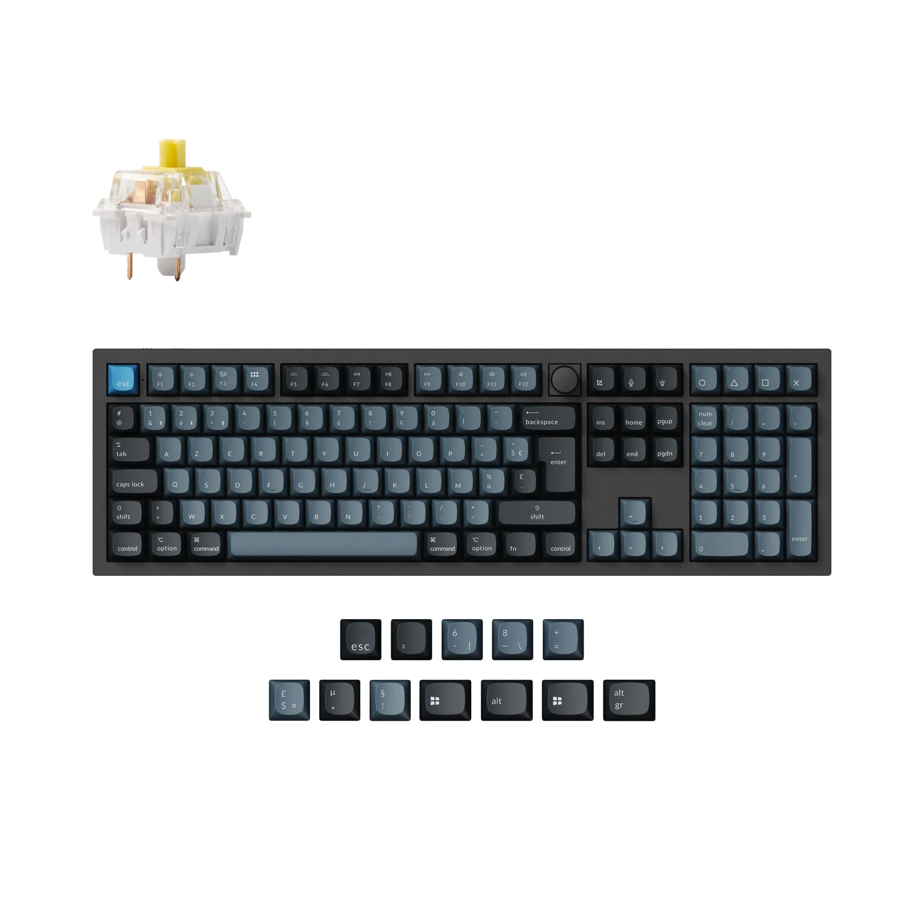 Keychron Q6 Pro QMK/VIA Wireless Custom Mechanical Keyboard ISO Layout Collection - Image 6