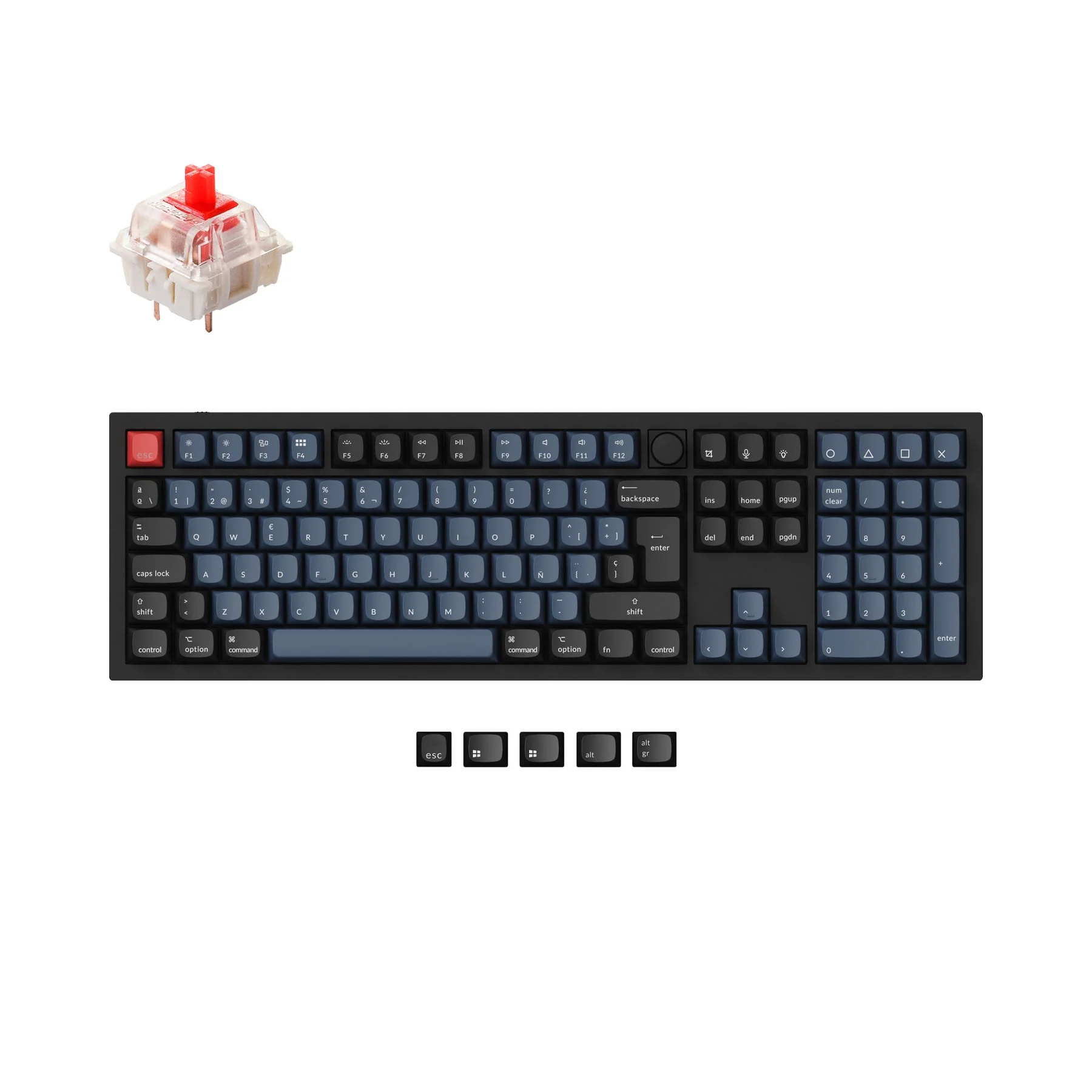 Keychron Q6 QMK Custom Mechanical Keyboard ISO Layout Collection - Image 7