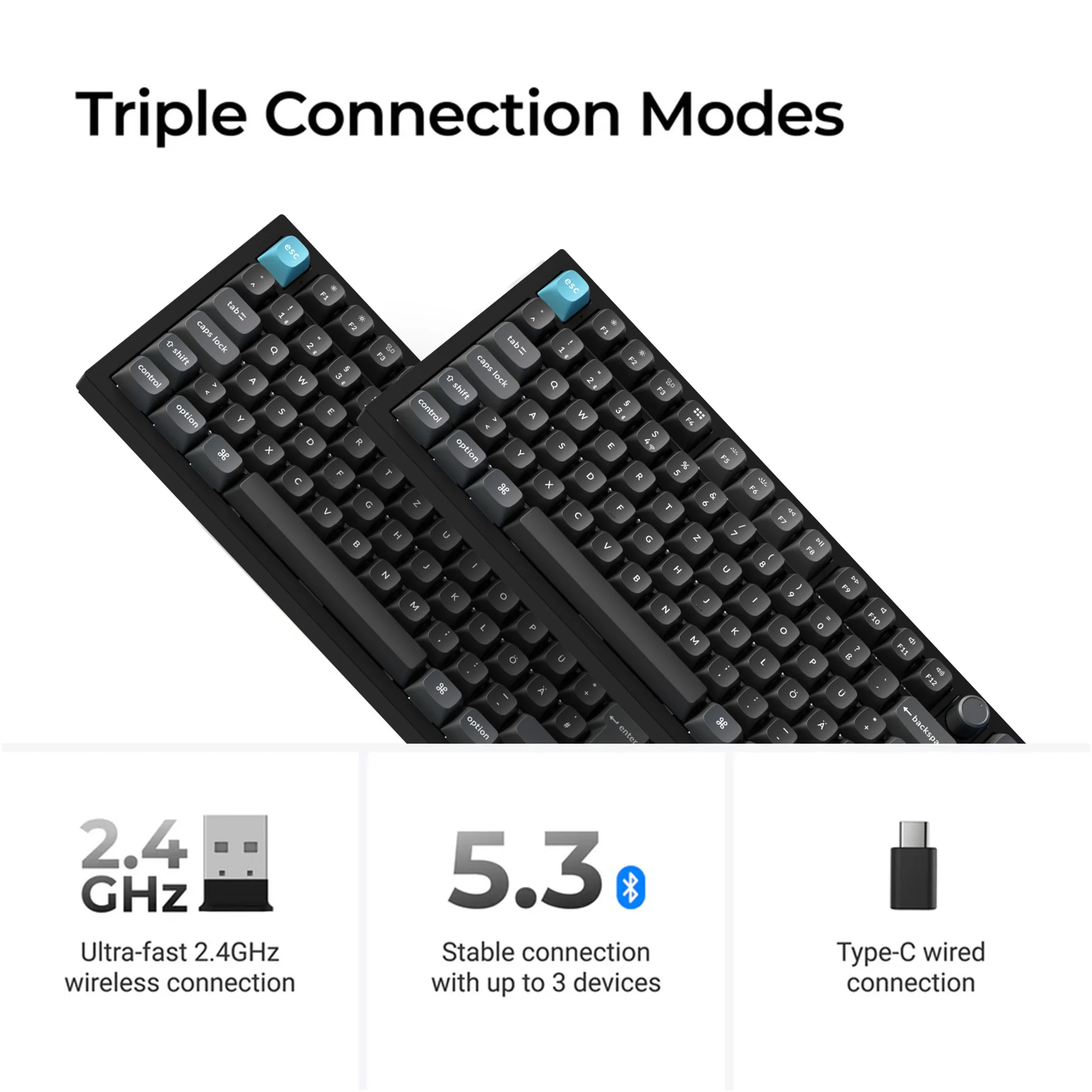 Keychron Q6 Ultra 8K Wireless Custom Mechanical Keyboard (ISO Layout) - Image 4