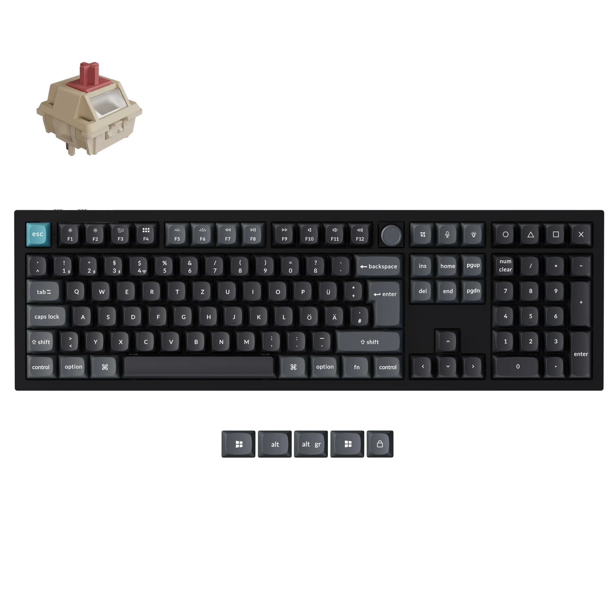 Keychron Q6 Ultra 8K Wireless Custom Mechanical Keyboard (ISO Layout) - Image 8