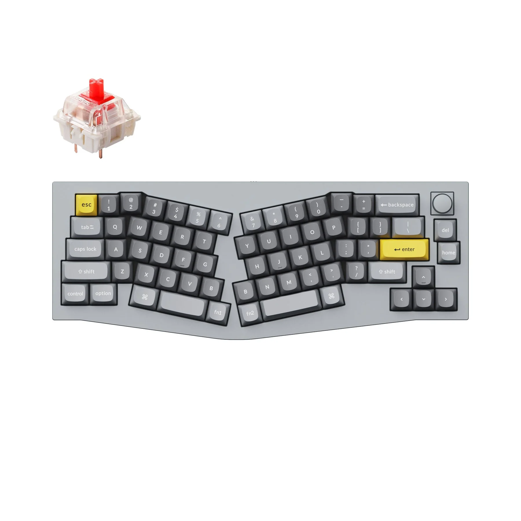 Keychron Q8 (Alice Layout) QMK Custom Mechanical Keyboard (US ANSI Layout) - Image 22