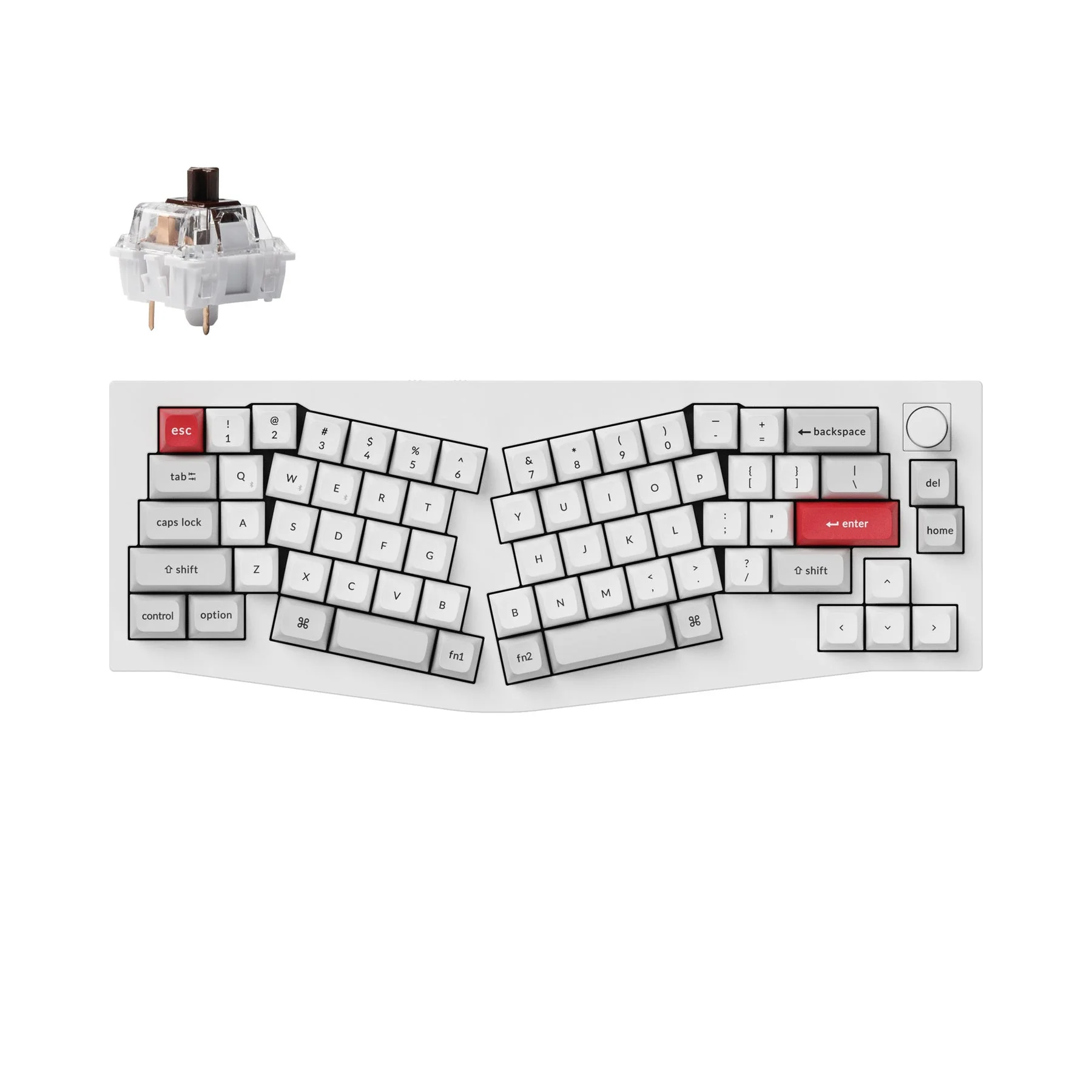 Keychron Q8 Pro (Alice Layout) QMK/VIA Wireless Custom Mechanical Keyboard (US Layout) - Image 8