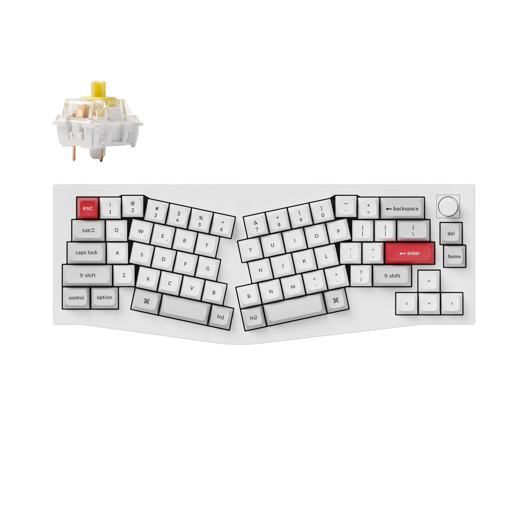 Keychron Q8 Pro (Alice Layout) QMK/VIA Wireless Custom Mechanical Keyboard (US Layout) - Image 9