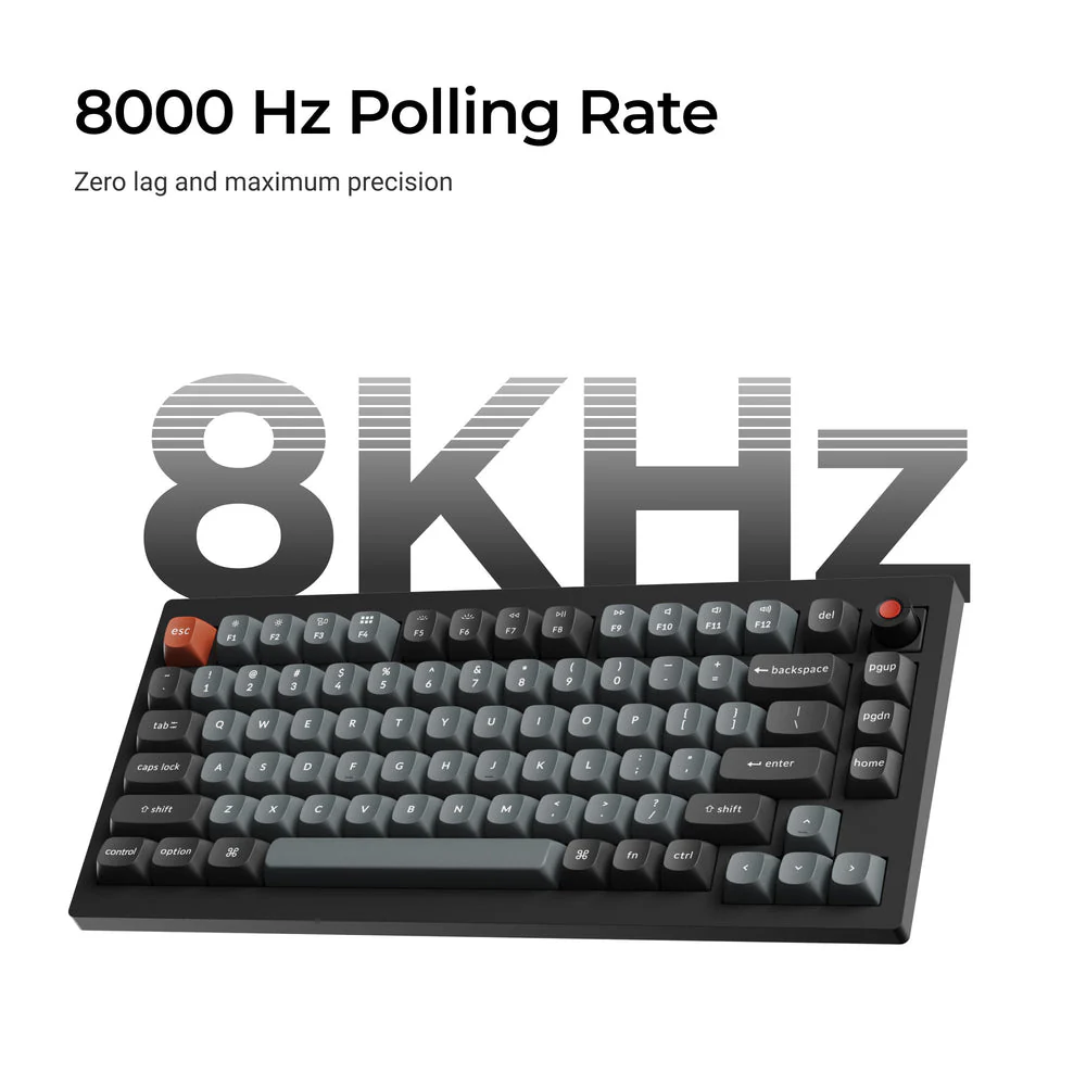 Keychron V1 8K QMK Wired Custom Mechanical Keyboard (US ANSI Layout Only Wired Keyboard) - Image 6