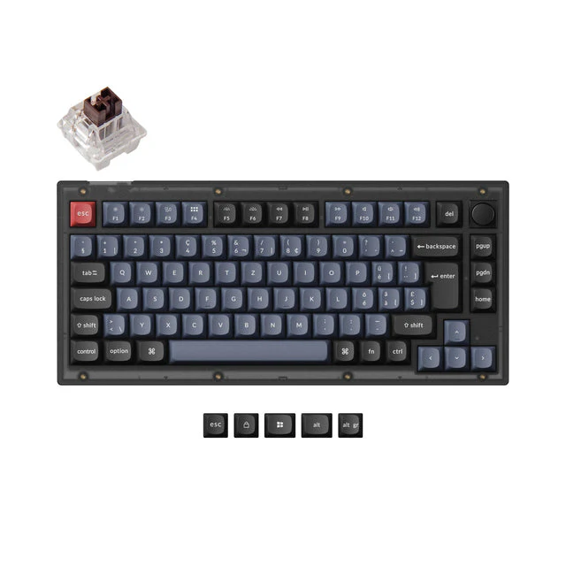 Keychron V1 QMK Custom Mechanical Keyboard ISO Layout Collection - Image 12