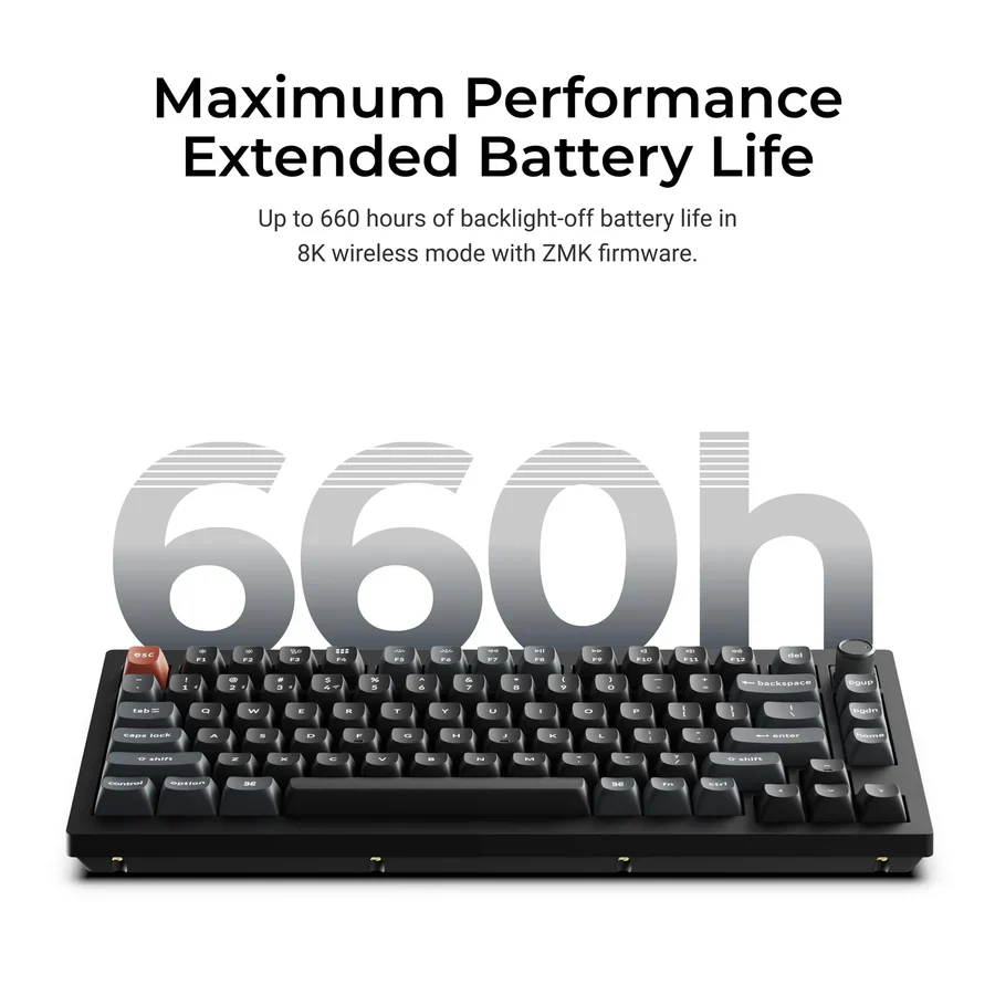 Keychron V1 Ultra 8K Wireless Custom Mechanical Keyboard(US ANSI Layout) - Image 7