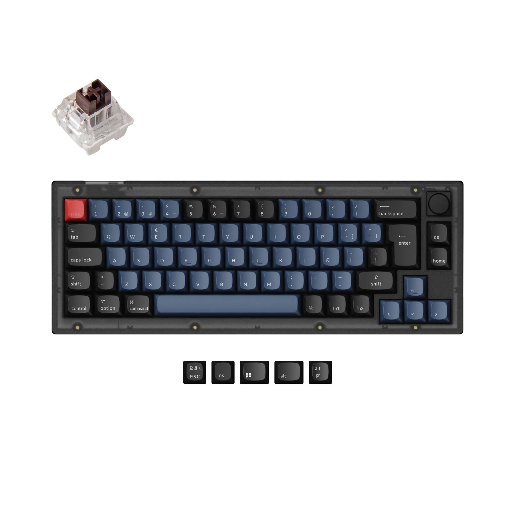 Keychron V2 QMK Custom Mechanical Keyboard ISO Layout Collection - Image 11