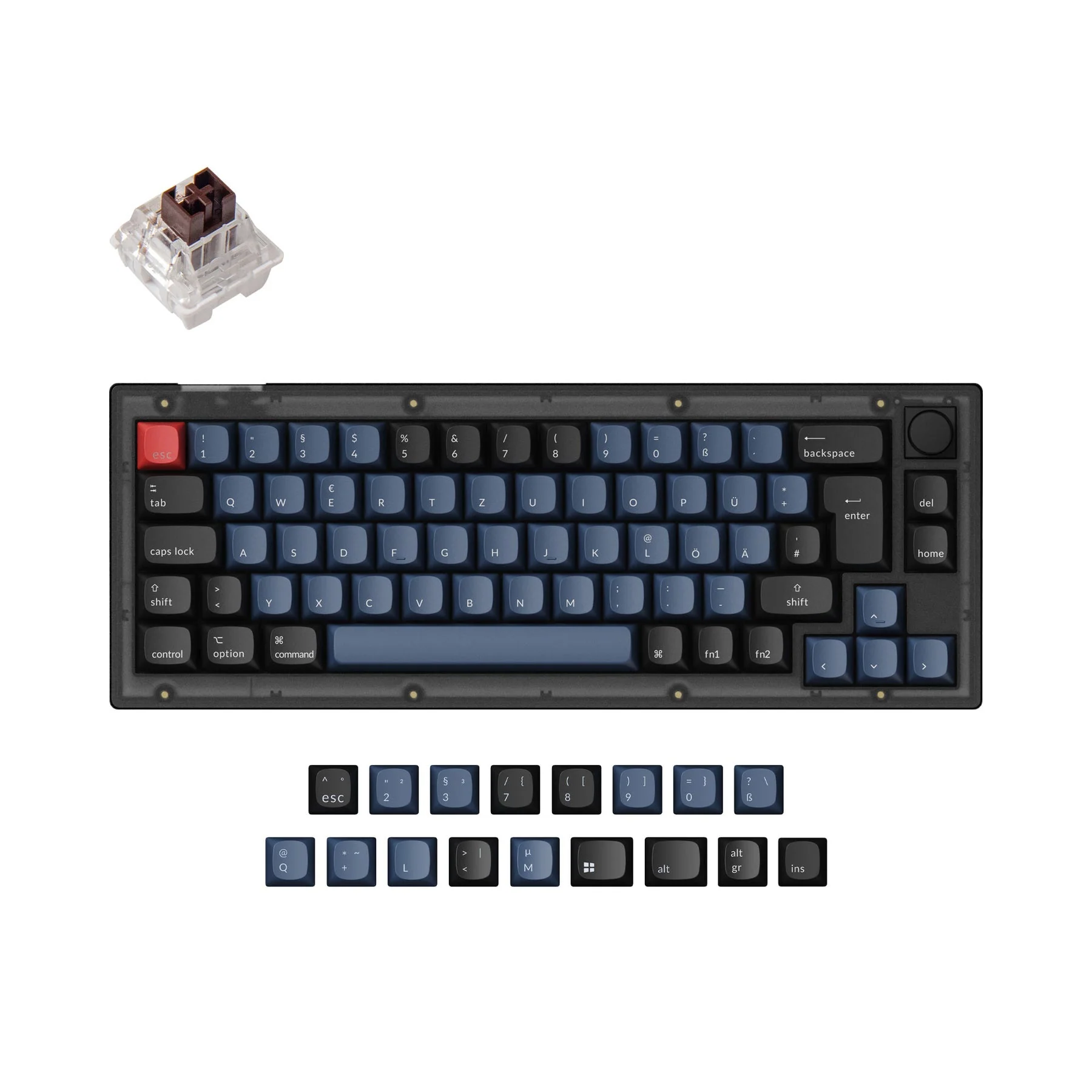 Keychron V2 QMK Custom Mechanical Keyboard ISO Layout Collection - Image 4