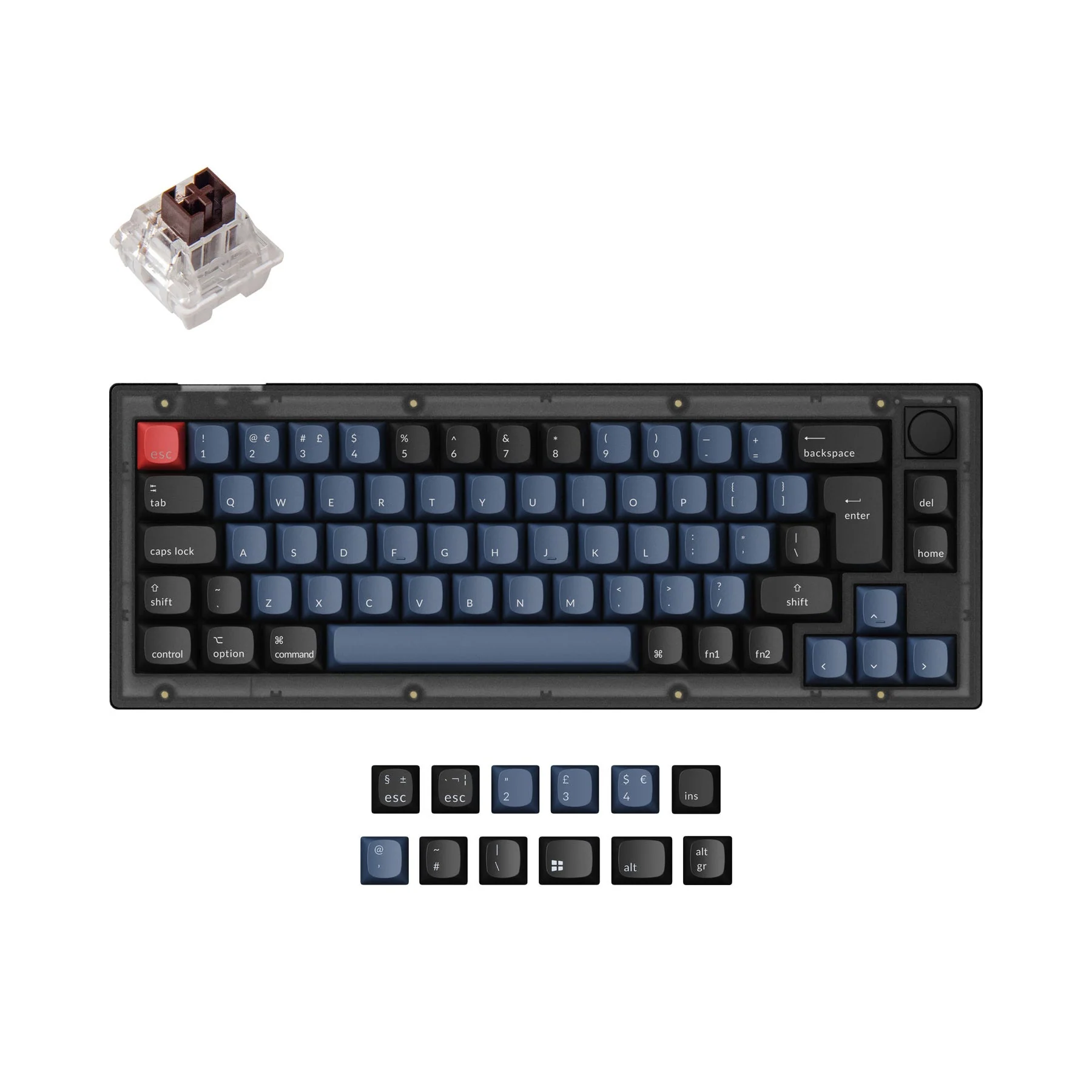 Keychron V2 QMK Custom Mechanical Keyboard ISO Layout Collection - Image 6