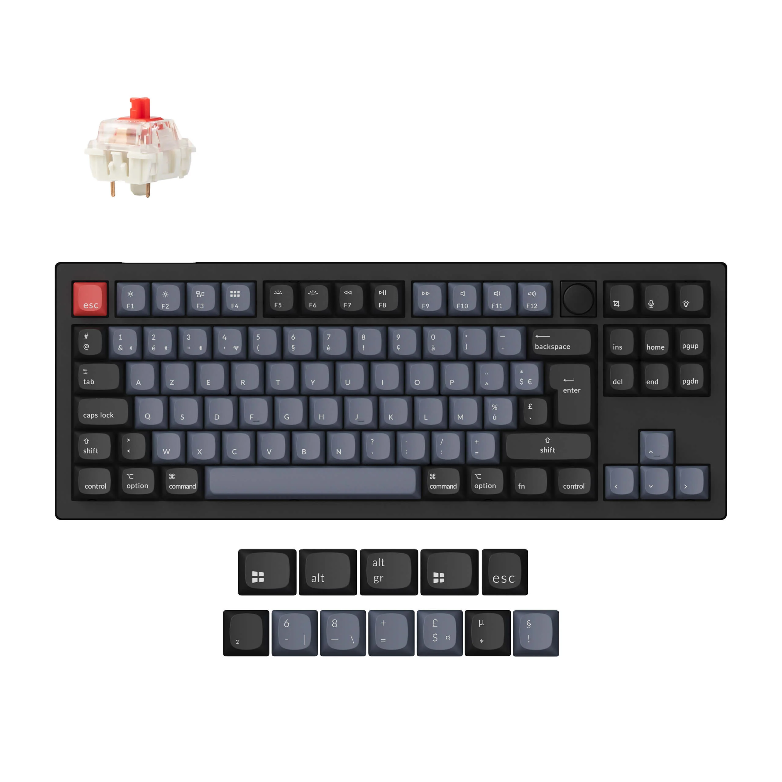 Keychron V3 Max QMK Wireless Custom Mechanical Keyboard ISO Layout Collection - Image 4