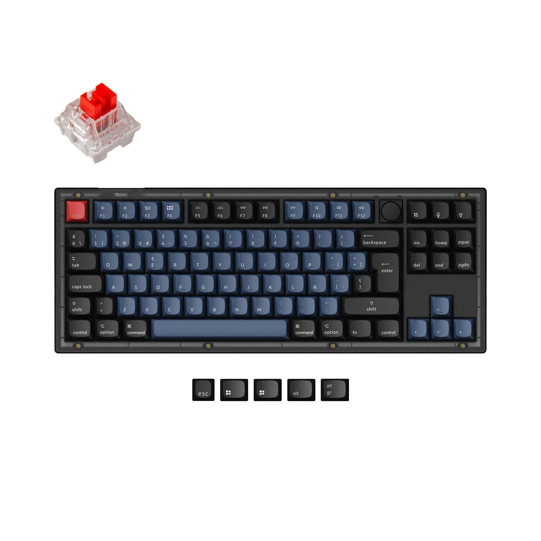 Keychron V3 QMK Custom Mechanical Keyboard ISO Layout Collection - Image 10