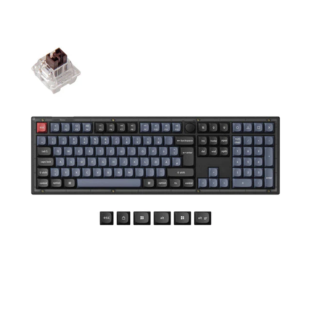 Keychron V6 QMK Custom Mechanical Keyboard ISO Layout Collection - Image 12