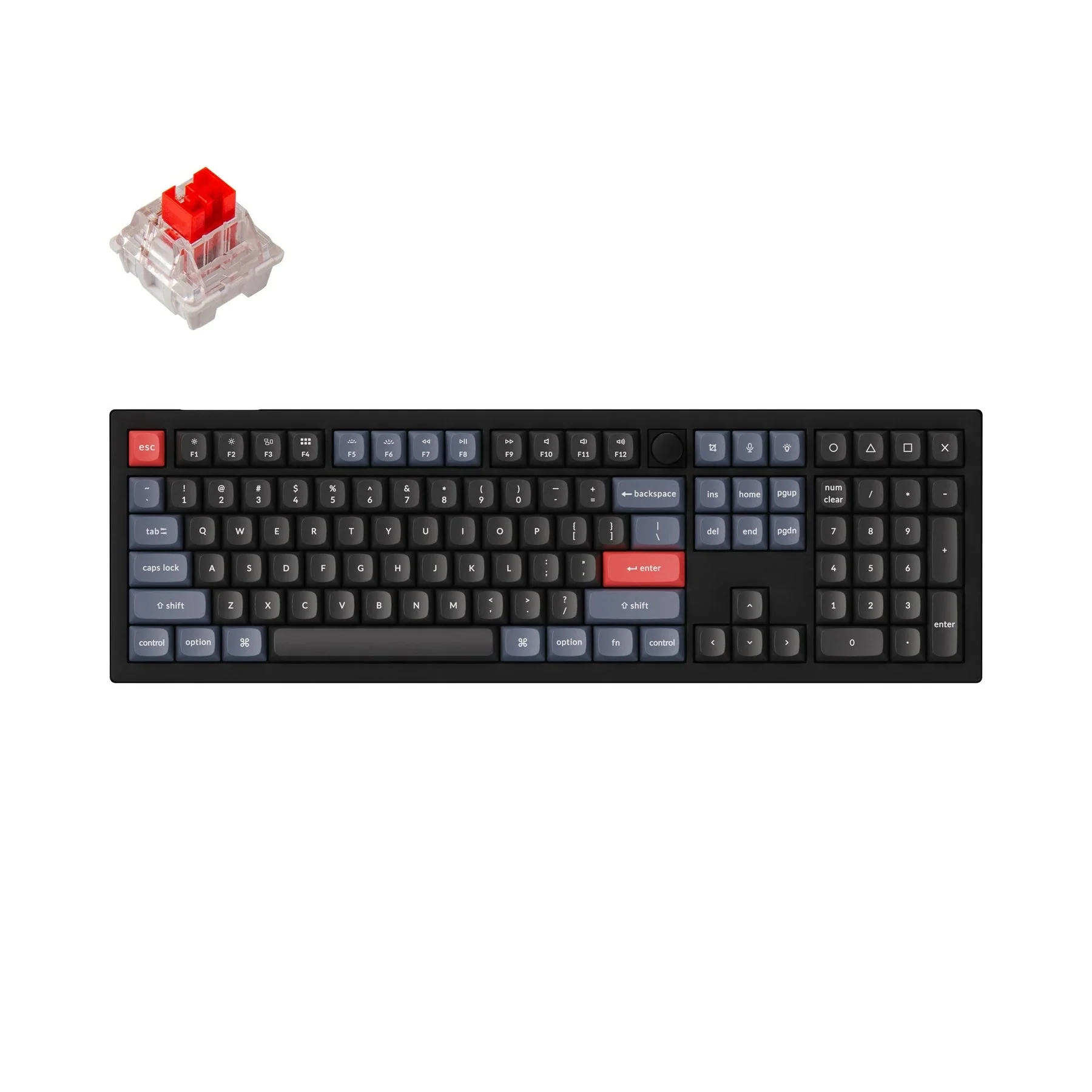 Keychron V6 QMK Custom Mechanical Keyboard (US ANSI Layout) - Image 10