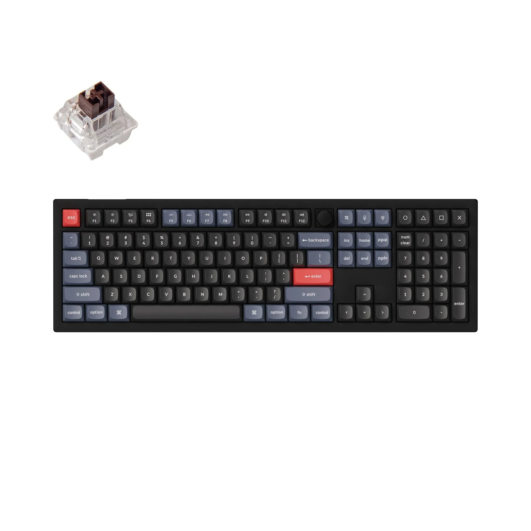Keychron V6 QMK Custom Mechanical Keyboard (US ANSI Layout) - Image 12