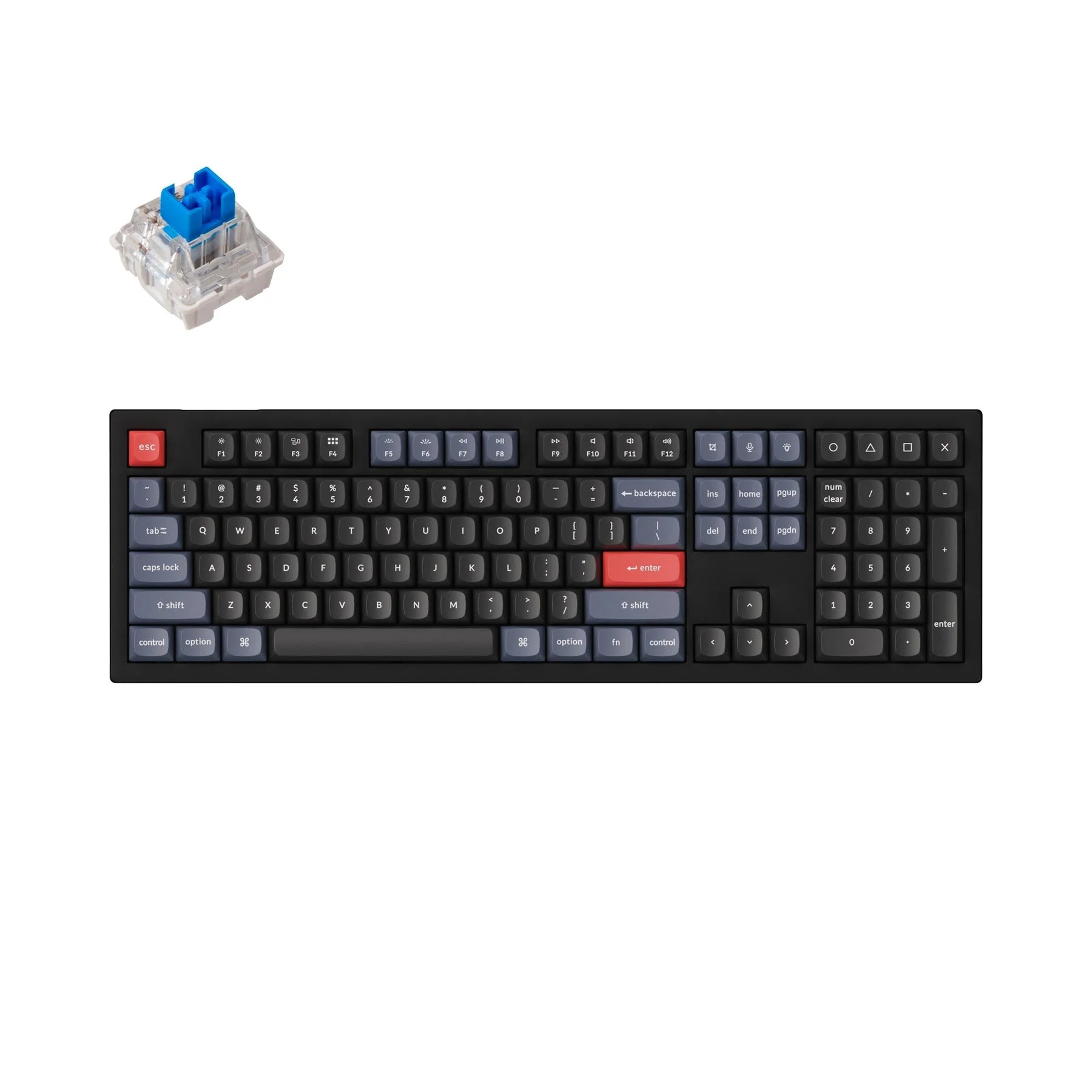 Keychron V6 QMK Custom Mechanical Keyboard (US ANSI Layout) - Image 5
