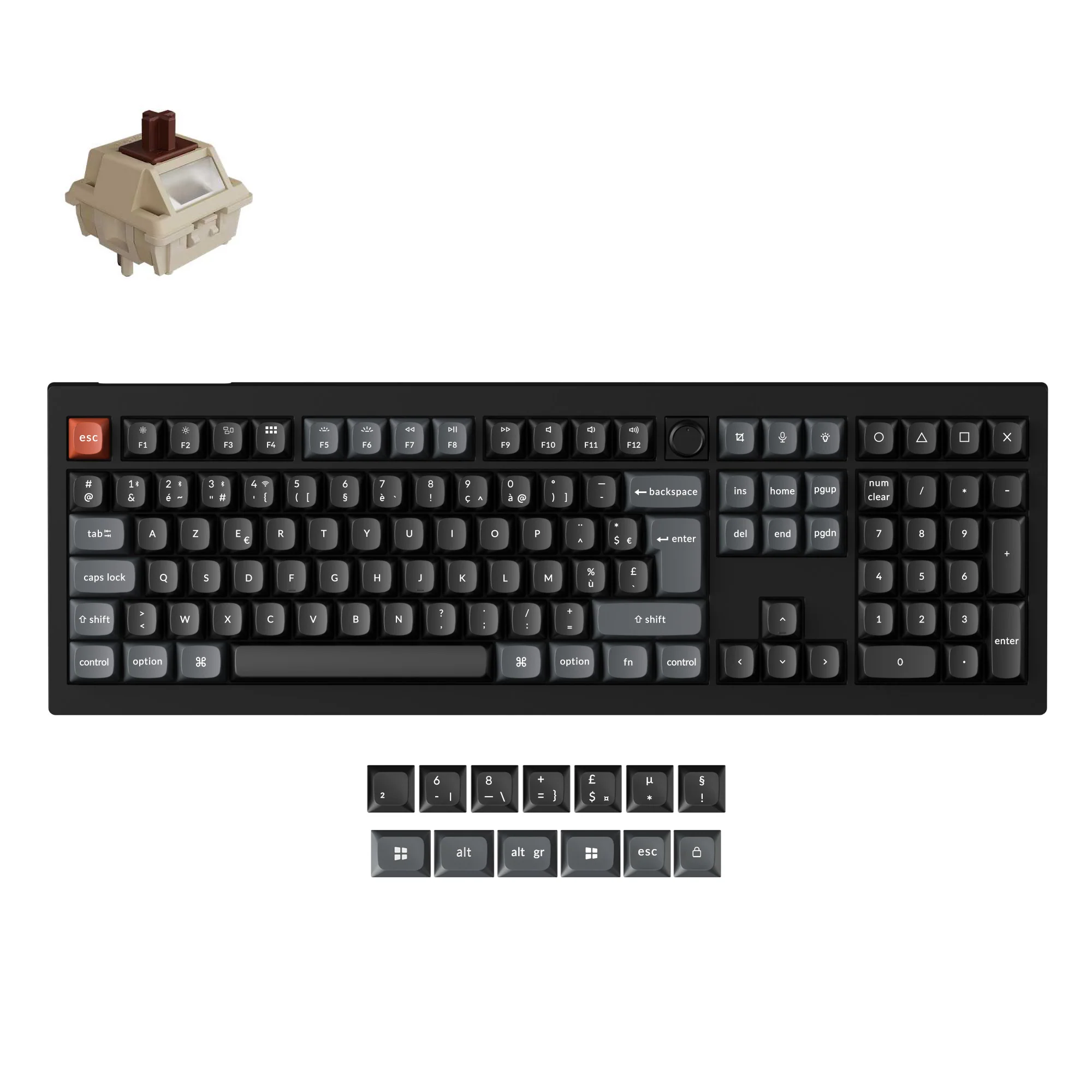 Keychron V6 Ultra 8K Wireless Custom Mechanical Keyboard ISO Layout Collection - Image 9