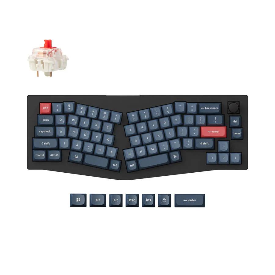 Keychron V8 Max (Alice Layout) QMK Custom Mechanical Keyboard(US ANSI Layout)