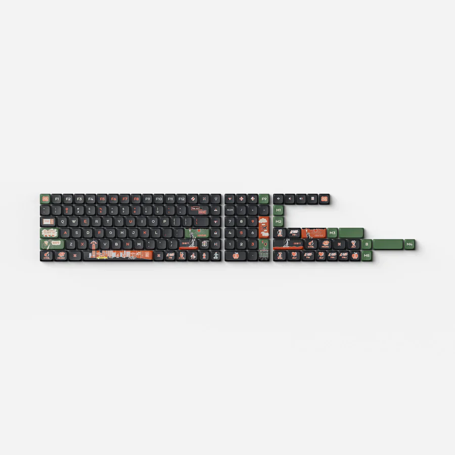 Low Profile LSA Dye-Sub PBT Full Set Keycap Set - New York - Image 2
